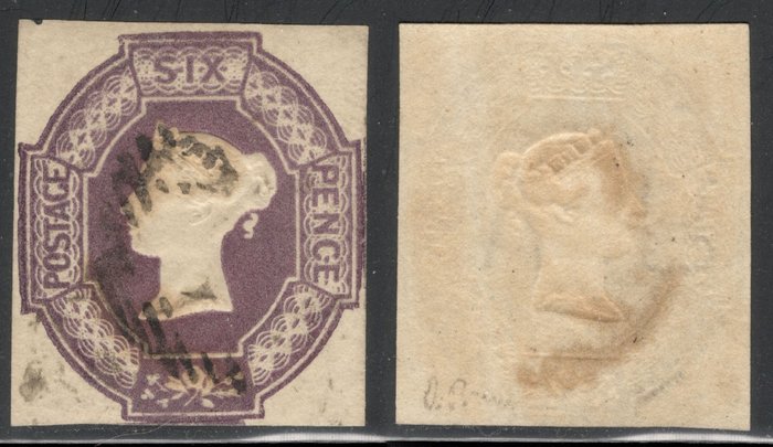 Storbritannien 1848/1854 - Dronning Victoria: 6 pence Mauve - SG # 58