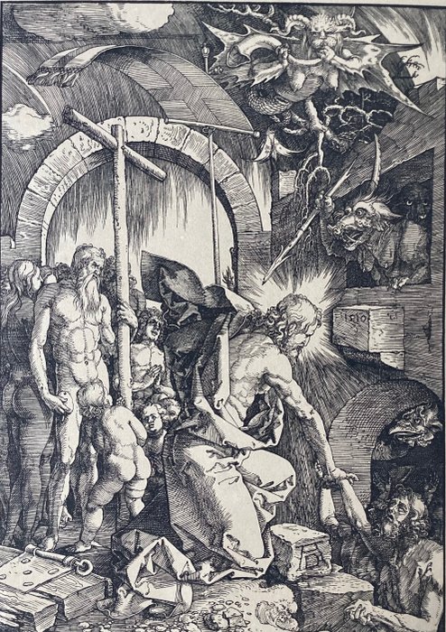 Albrecht Durer (1471-1528), after - The Harrowing of Hell or Christ descends into Limbo from the series “The Large Passion"