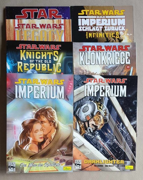 Star Wars Sonderband 18, 20, 24, 25, 41, 42 und 79 - "Imperium: Darklighter", "Klonkriege III: Das letzte Gefecht um Jabiim", "Infinities: Das Imperium - 7 Album