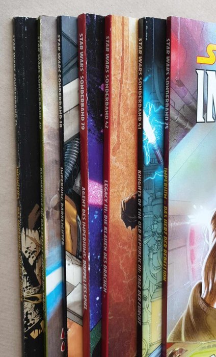 Star Wars Sonderband 18, 20, 24, 25, 41, 42 und 79 - "Imperium: Darklighter", "Klonkriege III: Das letzte Gefecht um Jabiim", "Infinities: Das Imperium - 7 Album