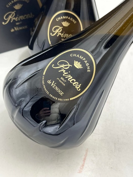 De Venoge, "Princes" limited edition Brut 2nd Edition - Champagne Brut - 2 Flasker (0,75 L)