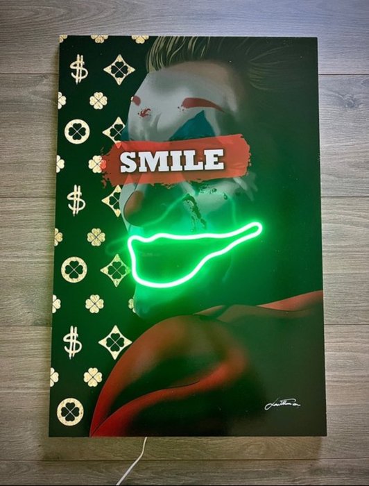 LEDMansion (1995) - Joker Smile Luxury Led Wall Art