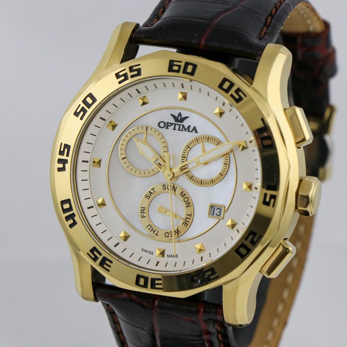 Optima - Swiss chronograph - OSC273-GL-7 - Ingen mindstepris - Mænd - 2011-nu