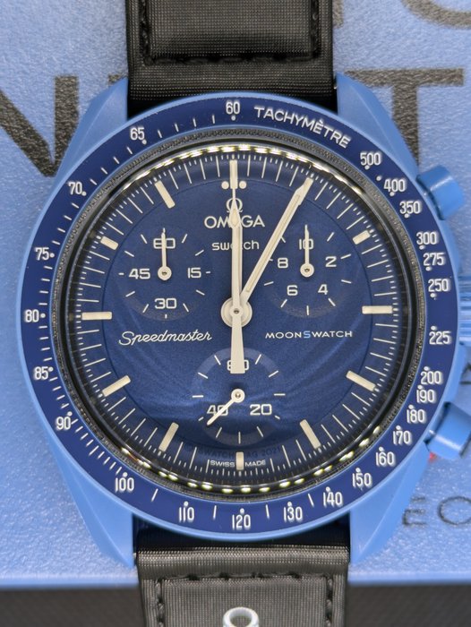 Swatch - MoonSwatch - Mission to Neptune - Ingen mindstepris - Mænd - 2011-nu