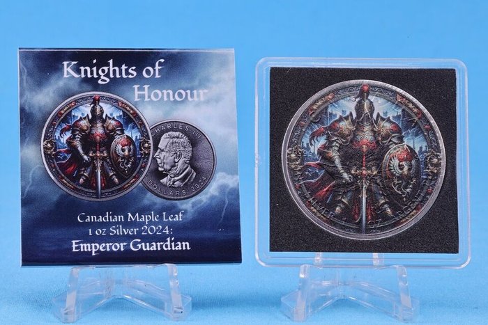 Canada 5 Dollars 2024 Knights of Honor - Emperor Guardian 1 Oz (999)