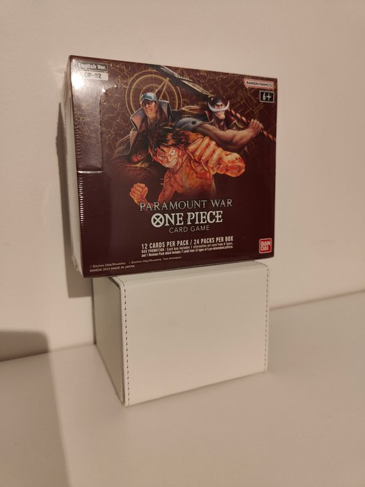 Bandai - 1 Booster box - One Piece - Paramount War Op-02 First print red bottom