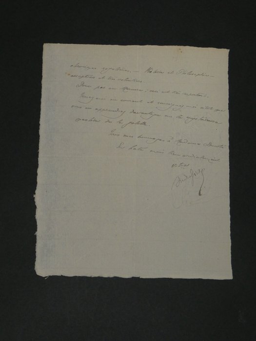 André Gide - Lettre autographe signée - 1904