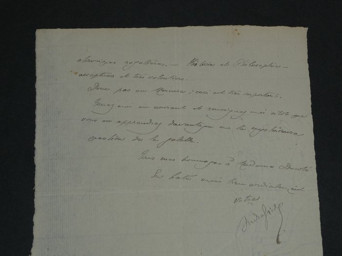 André Gide - Lettre autographe signée - 1904