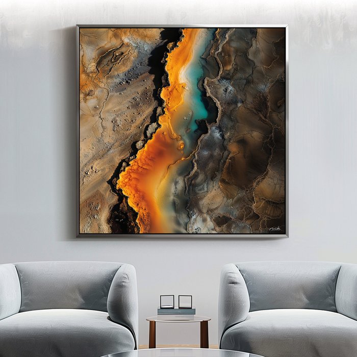 NicDA - RIFT STREAM . Aluminium Print. Unique XL