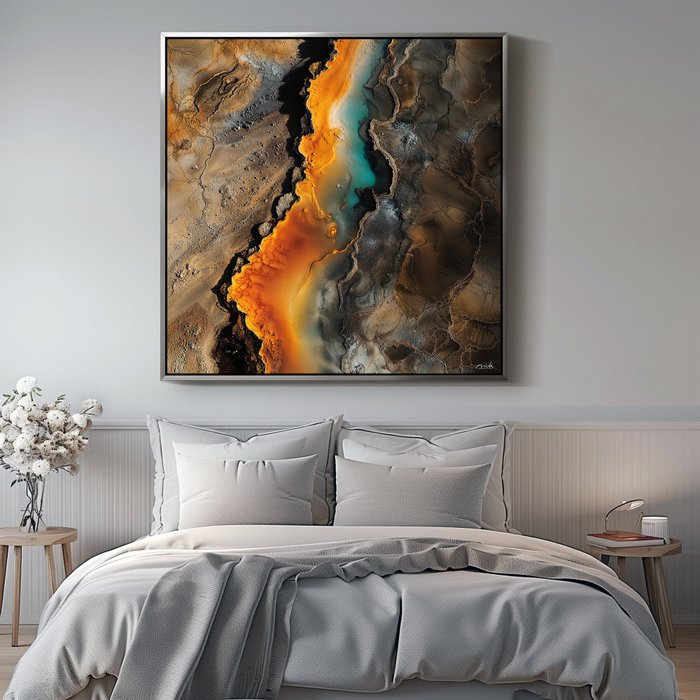 NicDA - RIFT STREAM . Aluminium Print. Unique XL