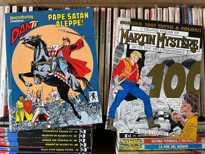 Martin Mystère Speciali con albetti, Almanacchi, Avventure a colori - 50x albi assortiti - 50 Comic - Første udgave - 1988