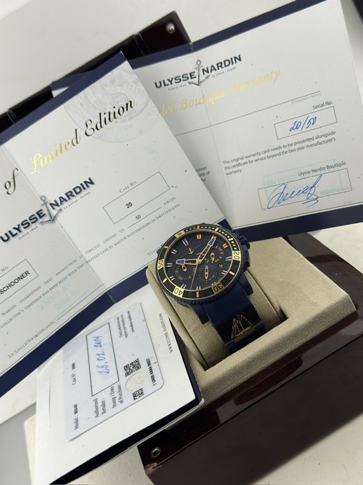 Ulysse Nardin - Marine Chronograph - 353-97 - Mænd - 2010-2020