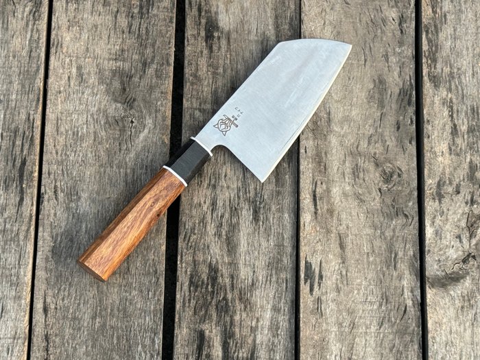 Køkkenkniv - Brugerdefinerede håndlavede køkkenknive sæt (5), japansk specialstål, rosentræ  Micarta håndtag, - Nordamerika