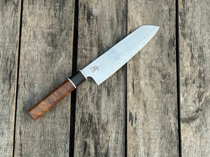 Køkkenkniv - Brugerdefinerede håndlavede køkkenknive sæt (5), japansk specialstål, rosentræ  Micarta håndtag, - Nordamerika