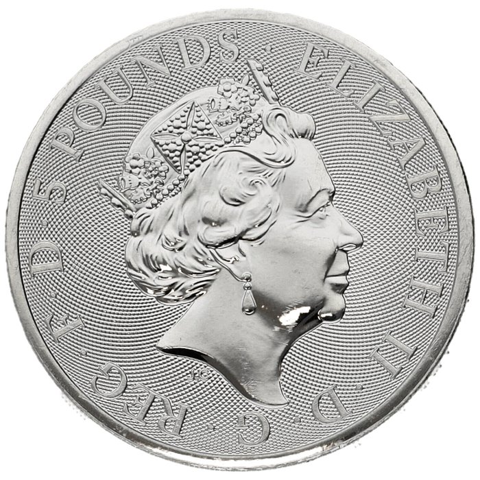 Storbritannien. Elizabeth II. 5 Pounds 2022 "Lion of England" (1x)  (Ingen mindstepris)