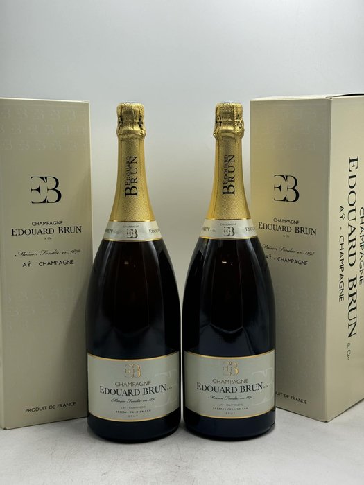 Edouard Brun, Premier Cru Reserve - Champagne 1er Cru - 2 Magnum (1,5 L)