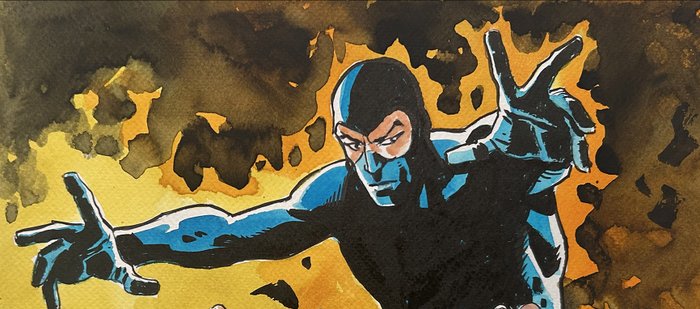 Caracuzzo, Giancarlo - 1 Watercolour - Diabolik - Omaggio a Diabolik - 2024