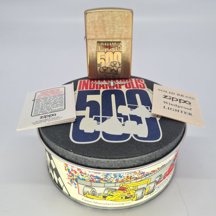 Zippo - Indianapolis 500 - Lighter - Messing