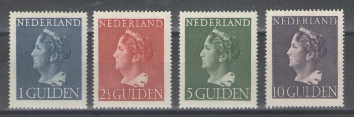 Holland 1946 - Dronning Wilhelmina 'Konijnenburg' - NVPH 346/349