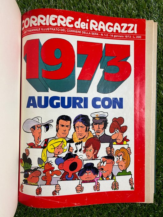 Corriere dei ragazzi 3x annate complete - Rilegate in 9 volumi - 9 Comic - Første udgave - 1972/1974