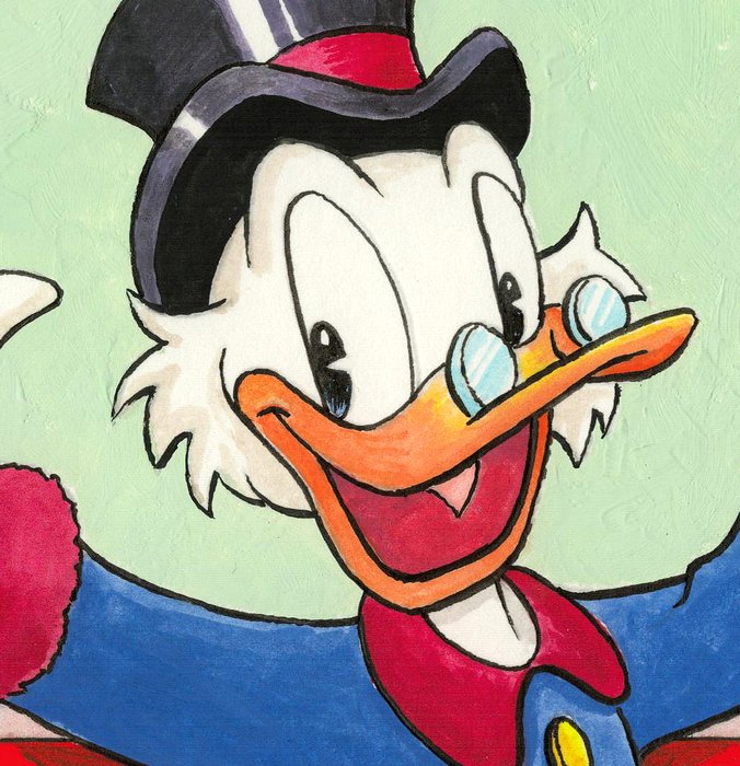 Jordi Juan Pujol - Uncle Scrooge's Monopoly - Original Painting - Hand Signed