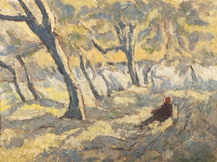 Harrie Kuijten (1883-1952) - Man in the forest