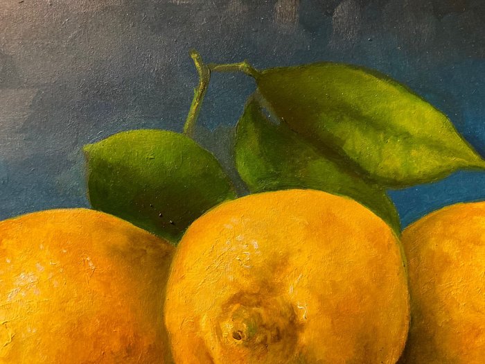 Gianmarco Serafini (XX-XXI) - Still life with lemons