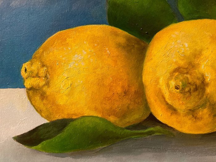 Gianmarco Serafini (XX-XXI) - Still life with lemons