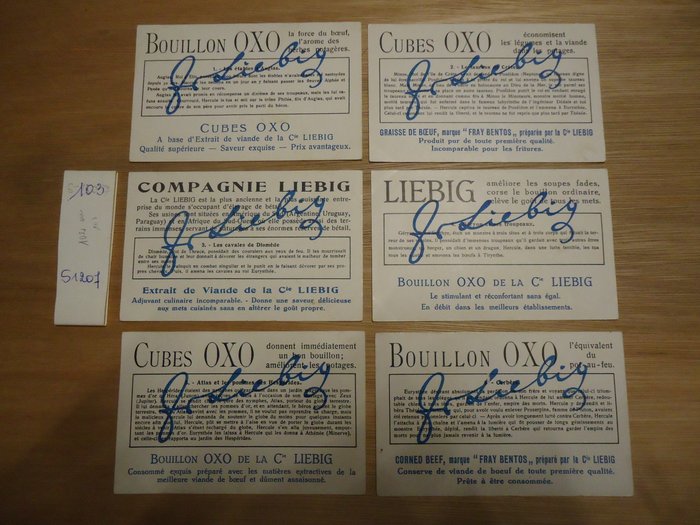 Liebig lot van 80 verschillende sets totaal van 480 prenten Be./Fr. uitgave, zie omschrijving - 80 Complete Set