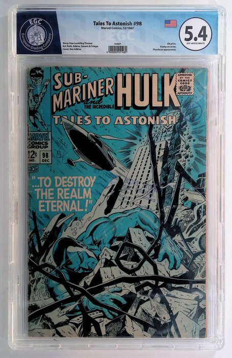 Tales to Astonish #98 - EGC graded 5.4 - 1 Graded comic - 1967