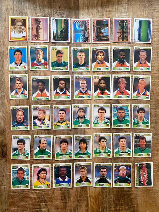 Panini - Euro 96, Euro 96 - Including 3 emblems - 111 Loose stickers