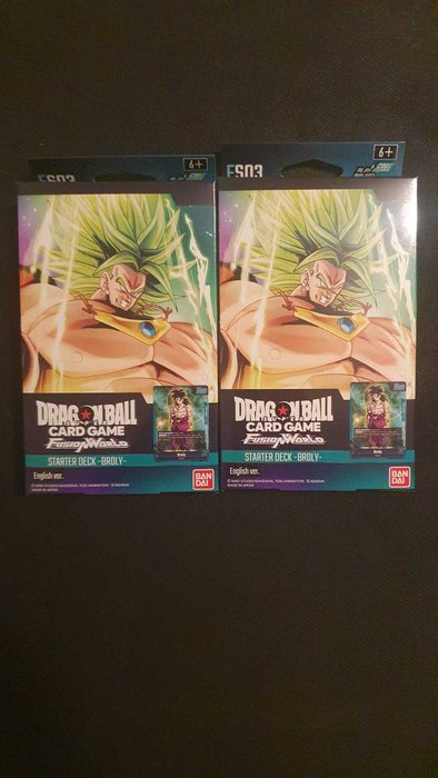 Bandai - 2 Sealed deck - 2x starter Deck FS03 Broly