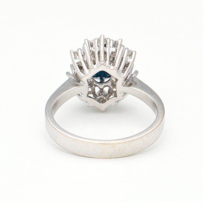 Ingen mindstepris - Ring - 14 karat Hvidguld -  0.36ct. tw. Diamant (Natur)