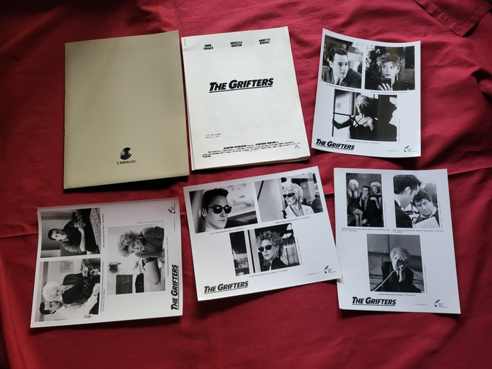 " THE GRIFTTERS " - JOHN CUSAK - ANJELICA HUSTON -  ANNETTE BENING - Press Kit with 4 photos