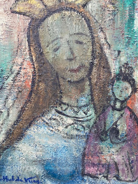 Hubert De Vries (1899-1977) - Madonna met kind