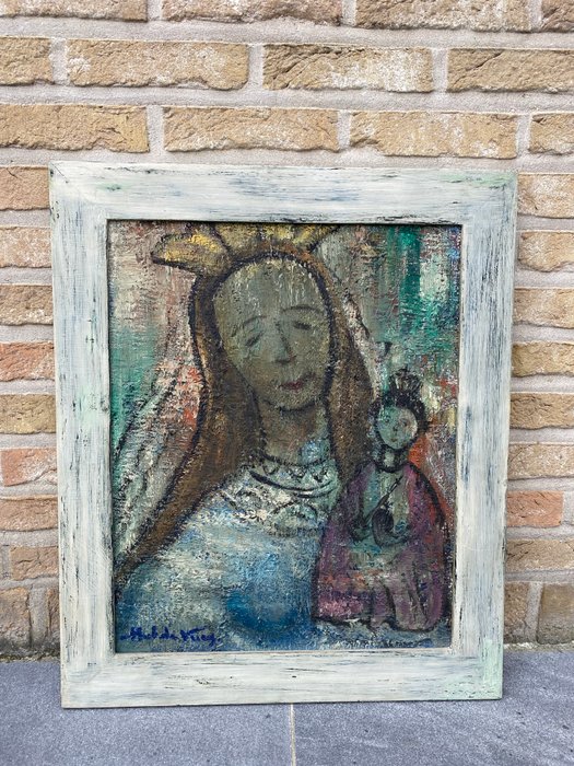 Hubert De Vries (1899-1977) - Madonna met kind