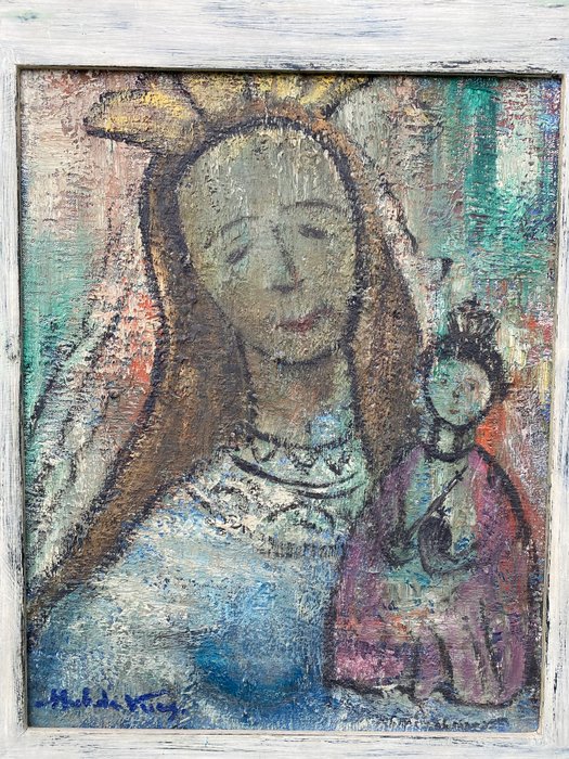 Hubert De Vries (1899-1977) - Madonna met kind