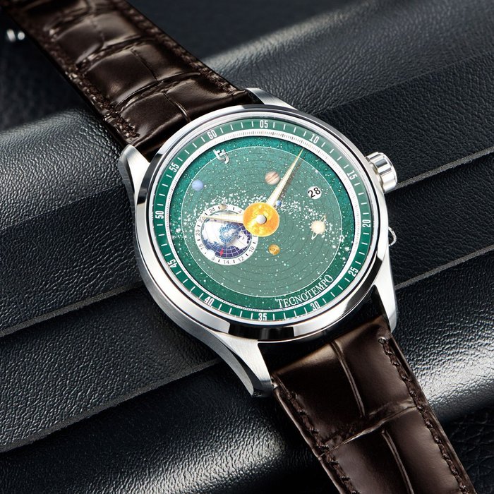 Tecnotempo - "Dynamic Solar System" - Designed by Tecnotempo - TT.50.SPLGR (Green dial) - Mænd - 2011-nu