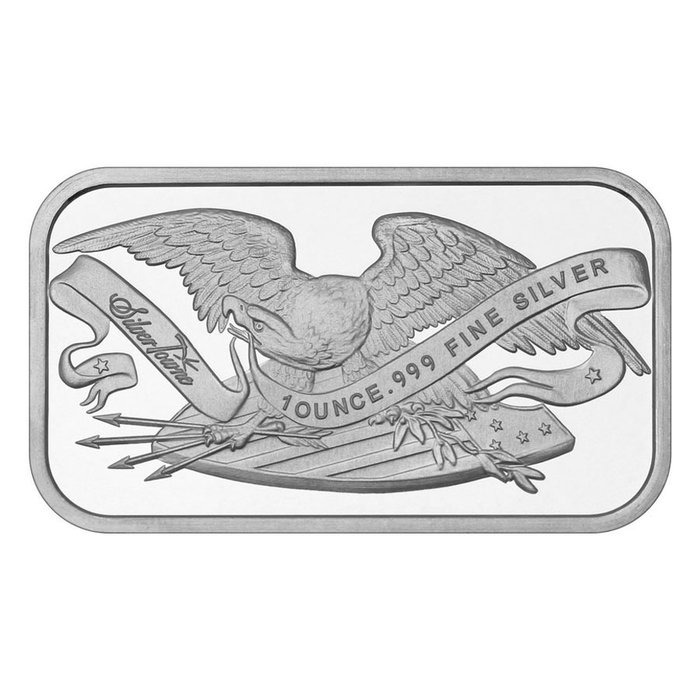 20 Troy Ounce - Sølv 999 - 20 x 1 oz Silvertowne Retro Eagle