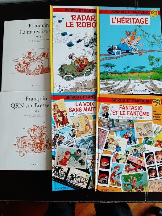 Spirou et Fantasio - 6x C + 2x jaquette - 6 Album - Genoptryk - 2003/2015