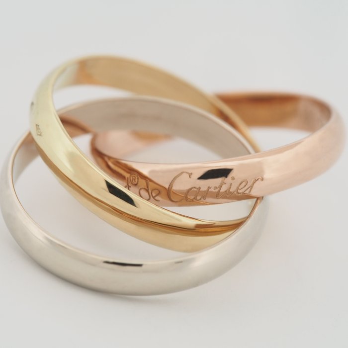 Cartier - Ring - Trinity - 18 kraat Gulguld, Hvidguld, Rosaguld