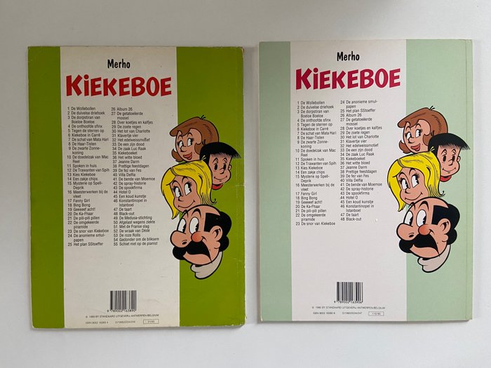 Kiekeboe - 91 strips - 91 Comic - Flere udgaver