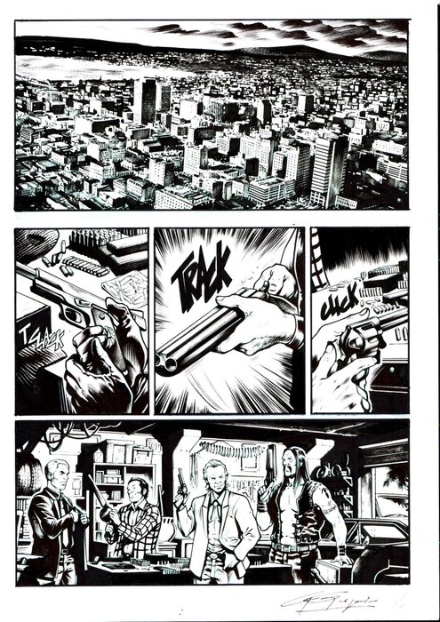 Gregorini, Gianluigi - 3 Original page - Cassidy #1 - Le Storie - "Cenere alla cenere" - 2020