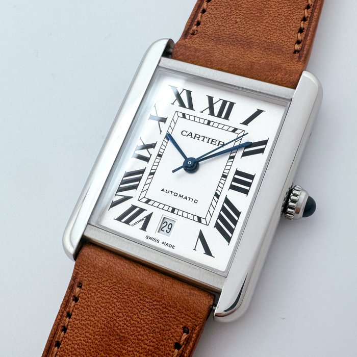 Cartier - Tank Solo - 3515 - Mænd - 2011-nu