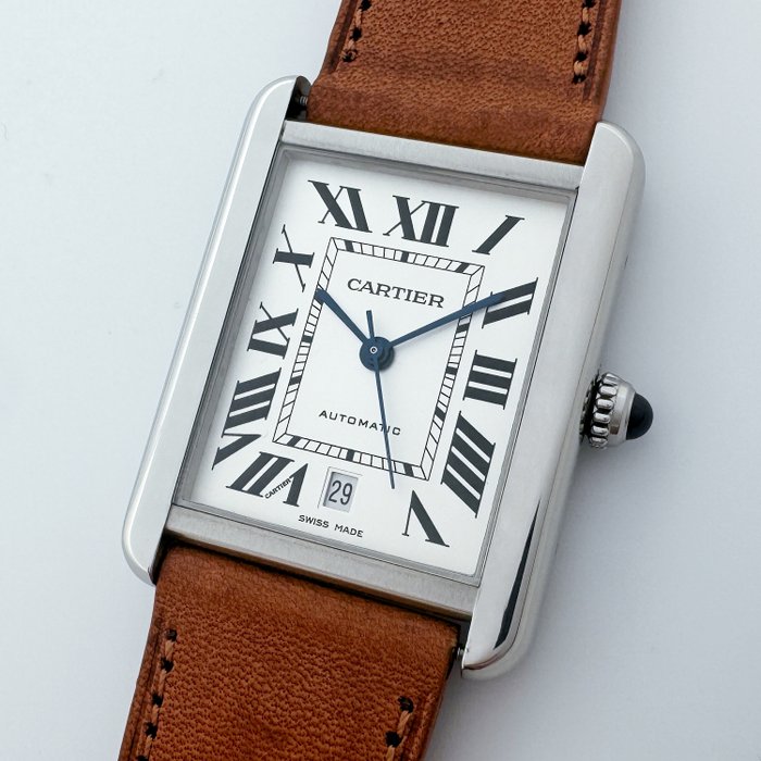 Cartier - Tank Solo - 3515 - Mænd - 2011-nu