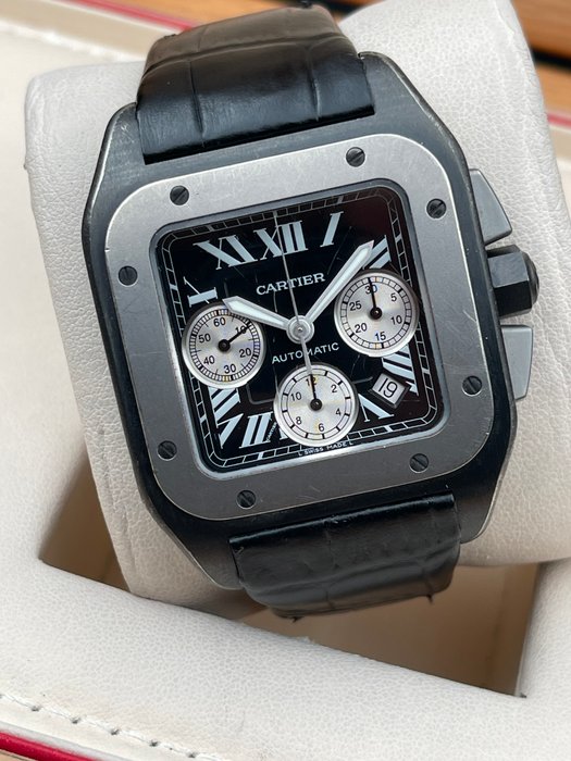 Cartier - Santos 100 XL Chronograph - 3104 - Mænd - 2011-nu