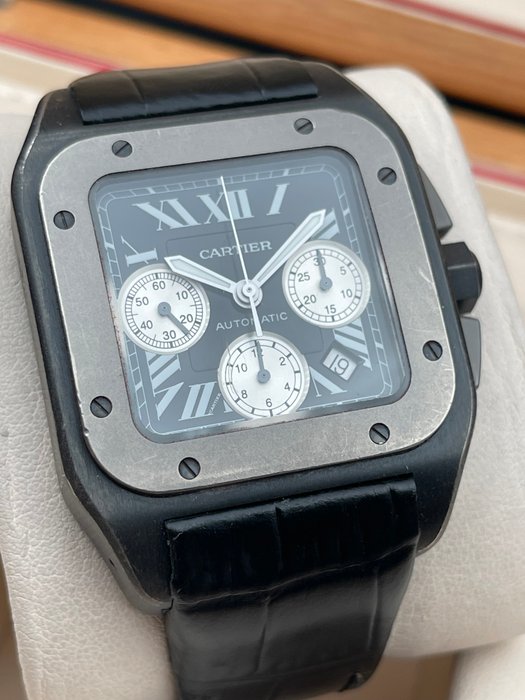 Cartier - Santos 100 XL Chronograph - 3104 - Mænd - 2011-nu