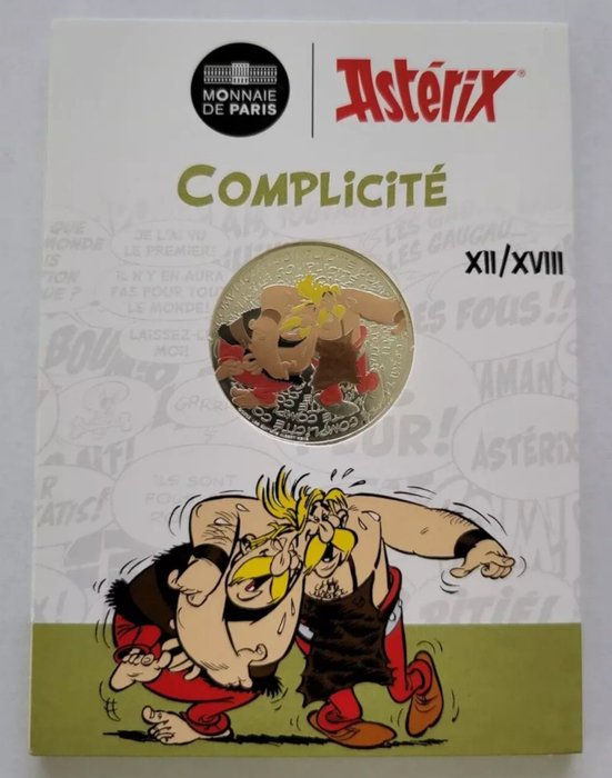 Frankrig. 10 Euro 2022 Asterix - Complicite - 17g  (Ingen mindstepris)