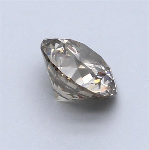 1 pcs Diamant  (Naturfarvet)  - 1.03 ct - Rund - Fancy Brun, Grønlig Gul - SI2 - Gemological Institute of America (GIA)