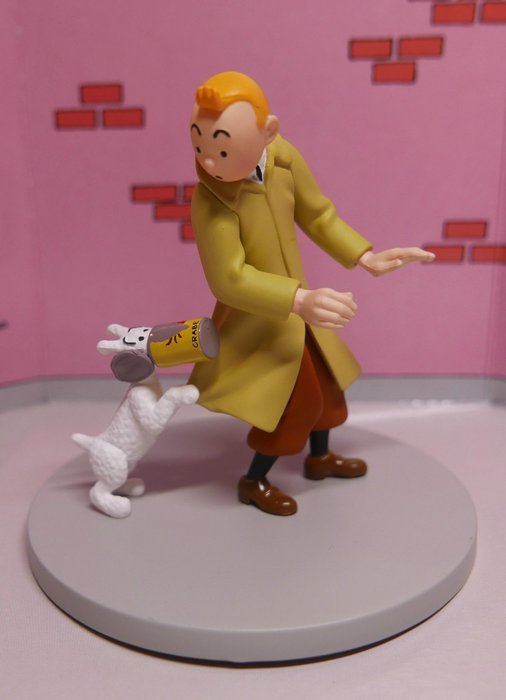 Tintin - Scène cube Moulinsart – Le Crabe aux Pinces d'Or  - Tintin et la boite de Crabe - 2009